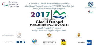 EPYG 2017: mecoledì 5 aprile, a Genova, la cerimonia di presentazione....